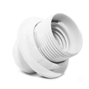 Патрон Е27 белый пластик с приж.кольцом Smartbuy (50/200)