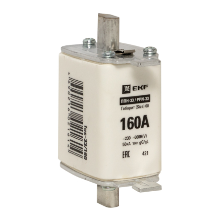 Предохранитель ППН-33 160/160А габарит 00 EKF PROxima