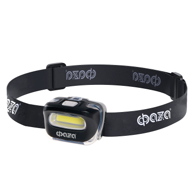 Фонарь налобный ФАZА H5-L2W  3ААА 2Вт черный 5044791