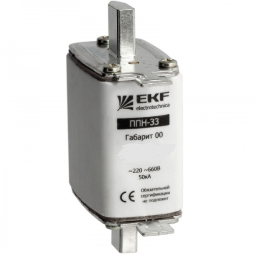 Предохранитель ППН-33 100/80А габарит 00С EKF 