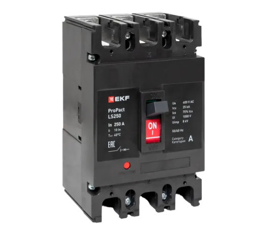 Автоматический выключатель ProPact 200А 250/200А 3P 25кА EKF