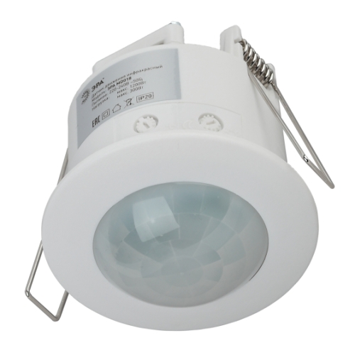 Датчик движения 360 1200Вт  6м Эра белый IP20 MD018