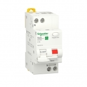 Диф.автомат RESI9 1+ N 16А 30мА C AC 6kA  тип АС Schneider Electric R9D25616 (6)