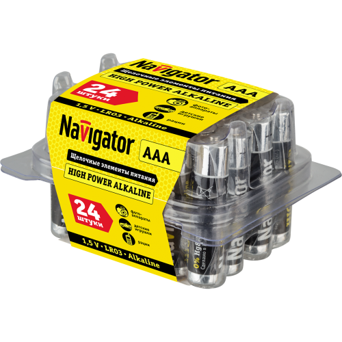 Батарейка Navigator 94787 NBT-NE-LR3-BOX24 (120)