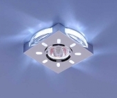 Светильник 1051 MR 16  хром-синяя подсветка (5/50) Электростандарт