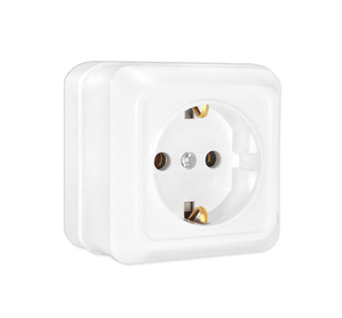 Розетка 1гн с з/к о/п 