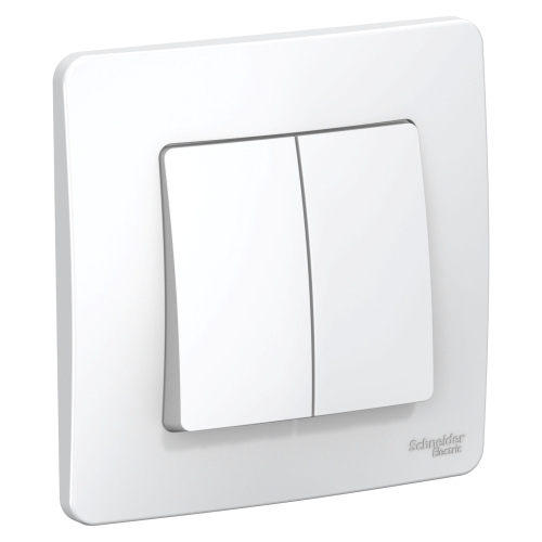 Выключатель 2кл Blanca с/п Белый 10А BLNVS010501 (10/60)