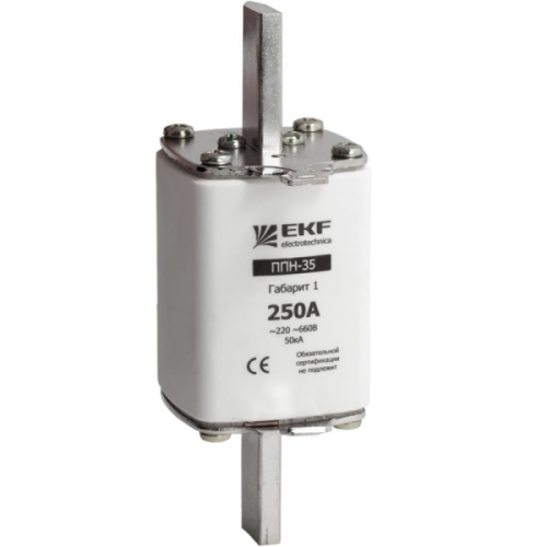 Предохранитель ППН-35 250/250А габарит 1 EKF (3)