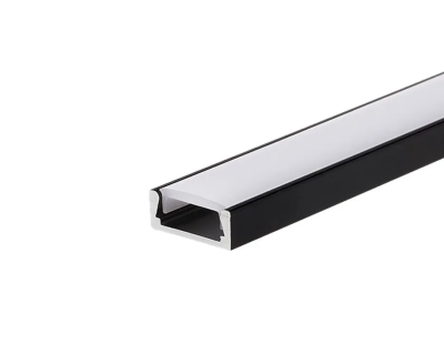 Профиль PAL 1607 (КОМПЛЕКТ)  накладной GAL-GLS-2000-7-16-B черный General 1/100 523310