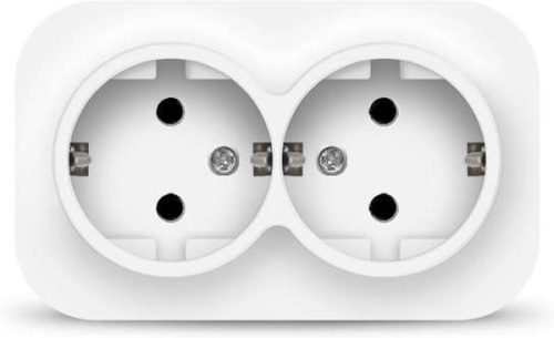 Розетка 2гн о/п с/з белый 16А IONICH (10/200) 1419