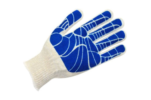 Перчатки х/б обливной наладонник Арт.702 (10)