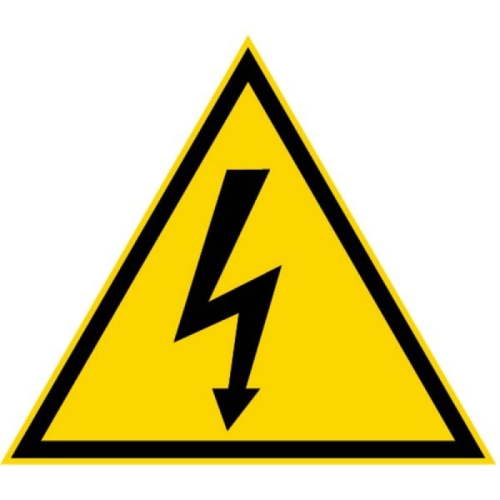 Наклейка Молния 85х85х85мм