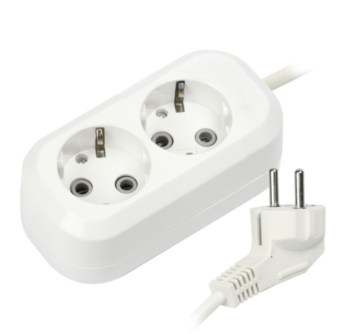 Удлинитель Smartbuy, 2 гн. 3 м 16А/3,5кВт с з/к ПВС 3х1,0