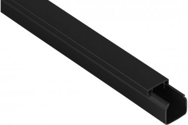 Кабель-канал  16х16х2000мм (черный) РУВИНИЛ