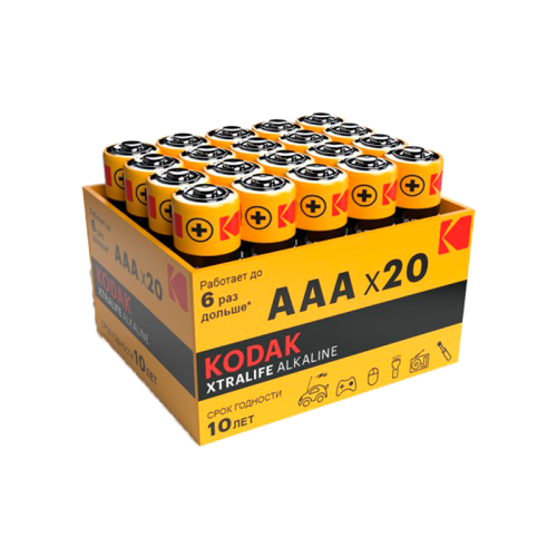 Батарейка Kodak LR03-20 bulk XTRALIFE Alkaline (20/360)