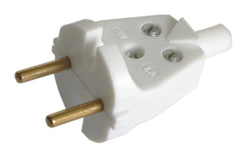 Вилка универс. белая  В6-001 с кембриком (550)