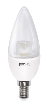 Лампа Jazzway LED C37  7w Е14 3000K 560Lm  Power New