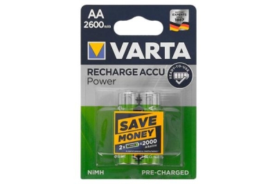 Аккумуляторы VARTA ACC.R2U/RECH.A.POW.AA 2600мАч BL*2 (2/200)