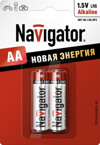 Батарейка Navigator 94752 NBT-NE-LR6-BP2 (40/200)